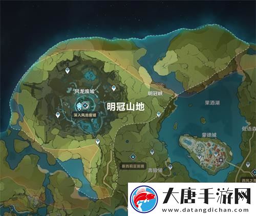 原神明冠山地进入方法介绍